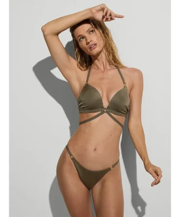 Archives Sexy Cut-Out Strappy Push-Up Bikini Top
