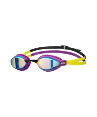 Arena Airspeed Mirror Racing Goggles - Aqua/Plum/Lime