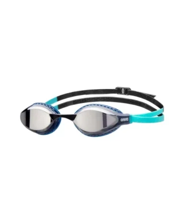 Arena Airspeed Mirror Racing Goggles - Silver/Navy/Water