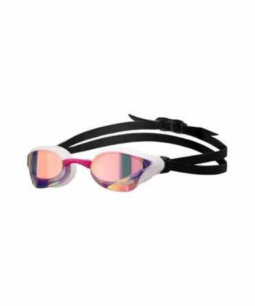 Arena Cobra Core Swipe Mirror Racing Goggles - Violet/White/Pink