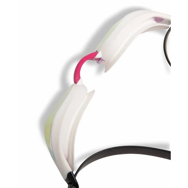 Arena Cobra Core Swipe Mirror Racing Goggles - Violet/White/Pink