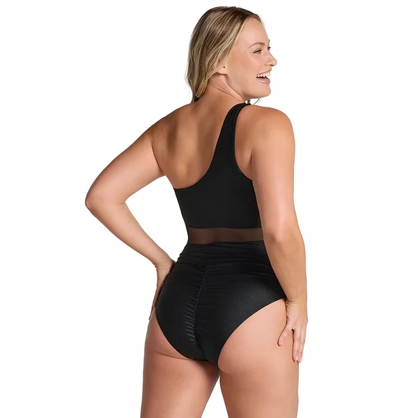 Asymmetrical Slimming One-Piece Swimsuit