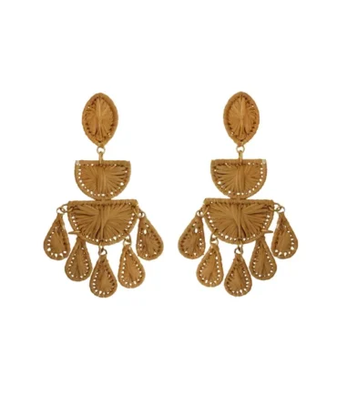 Bali Raffia Drop Earrings
