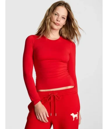 Base Heart Mesh Long-Sleeve Tee