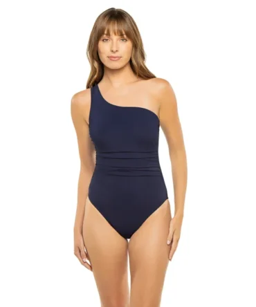 Basics Asymmetrical One Piece Swimsuit
