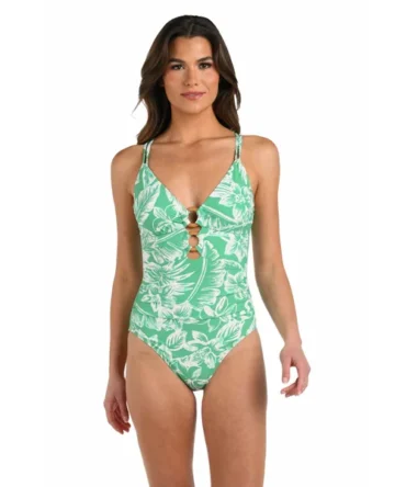 Batik Balinese Underwire One Piece Swimsuit