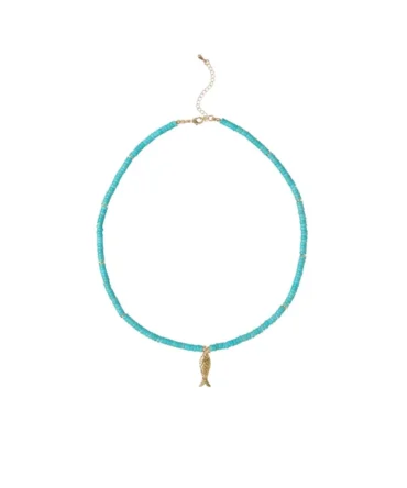 Beaded Fish Necklace