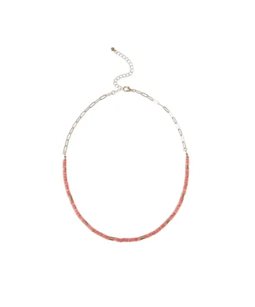 Beaded Stone Necklace