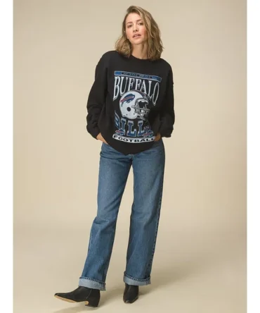 Bills Helmet Crew Fleece Sweatshirt