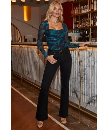 Black Kick Flare Jeans