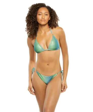 Blue Haze Triangle Bikini Top