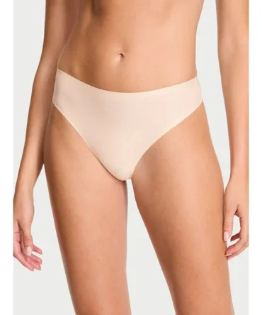 Body by Victoria Flex Shimmer Mid-Rise Thong Panty