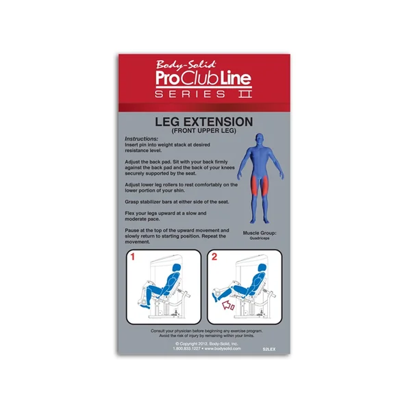 Body Solid ProClub Series 2 Leg Extension | S2LEX