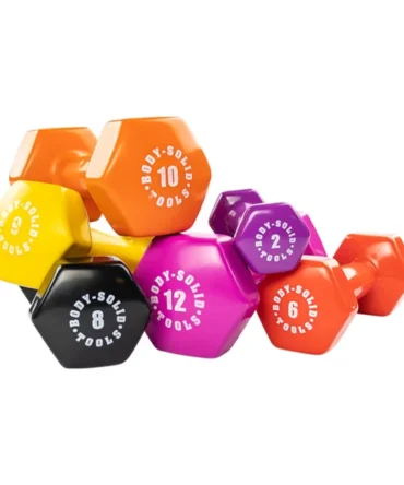 Body Solid Tools Vinyl Dumbbells