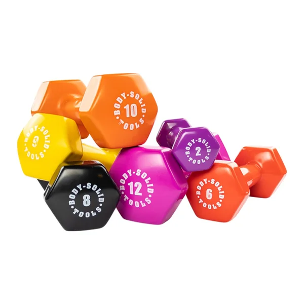 Body Solid Tools Vinyl Dumbbells