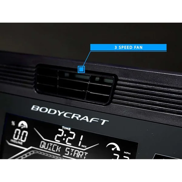 BodyCraft T800 9″ LCD TREADMILL