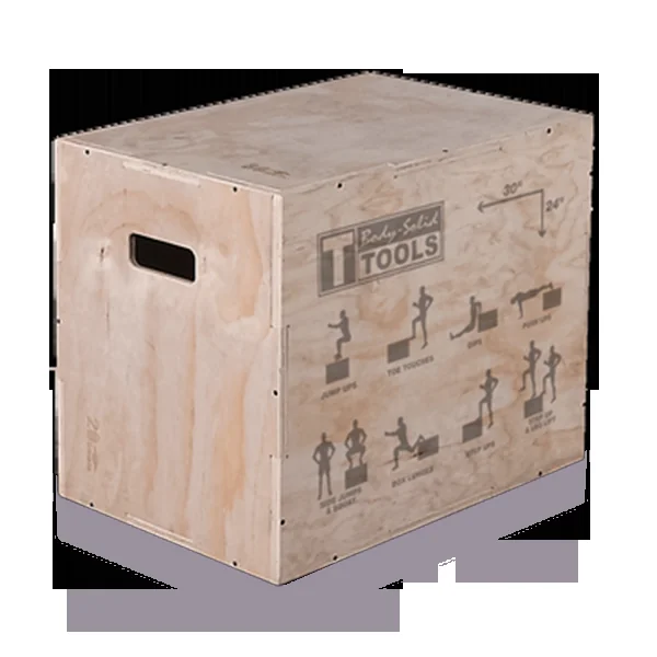 Body-Solid 3-in-1 Wooden Plyo Box