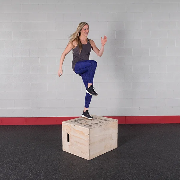 Body-Solid 3-in-1 Wooden Plyo Box