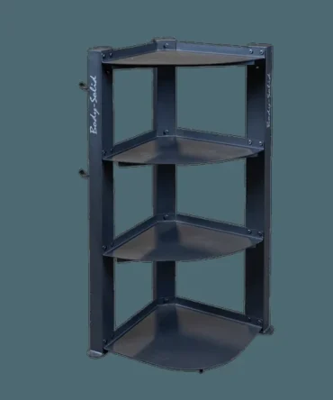 BODY-SOLID 4-TIER CORNER KETTLEBELL ACCESSORY RACK | GAR75