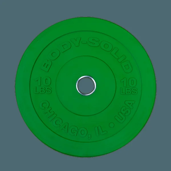 Body-Solid Chicago Extreme Colored Bumper Plates | OBPXC