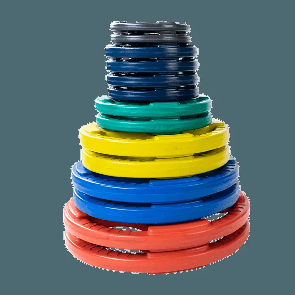 Body-Solid Colored Rubber Olympic Grip Plate Sets | ORC