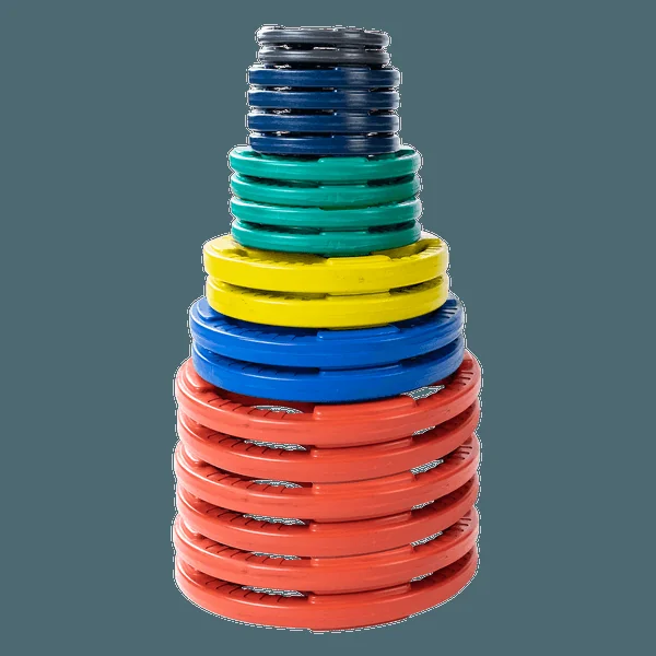 Body-Solid Colored Rubber Olympic Grip Plate Sets | ORC