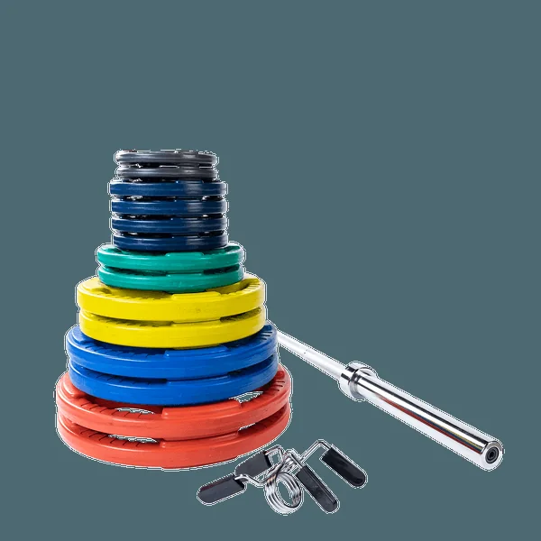 Body-Solid Colored Rubber Olympic Grip Plate Sets | ORC