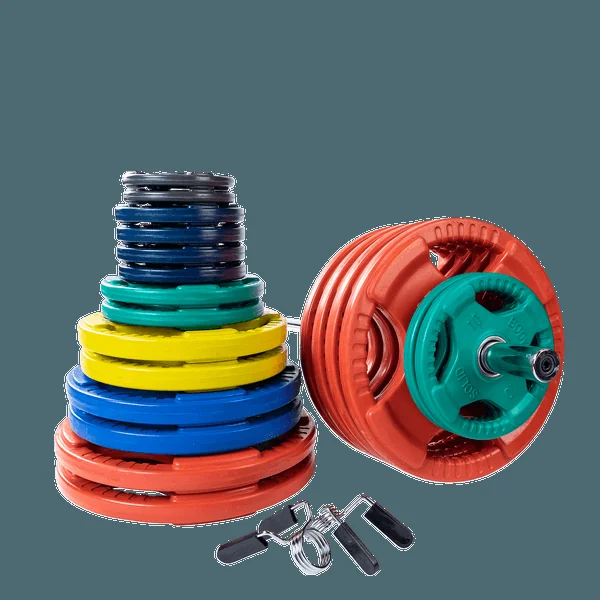 Body-Solid Colored Rubber Olympic Grip Plate Sets | ORC