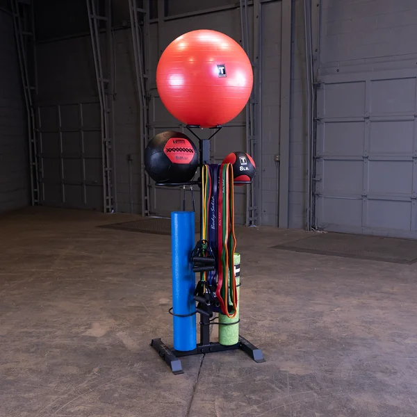 Body-Solid Compact Accessory Tower -GAR50-NEW IN BOX . Call For Lowest Price In the USA