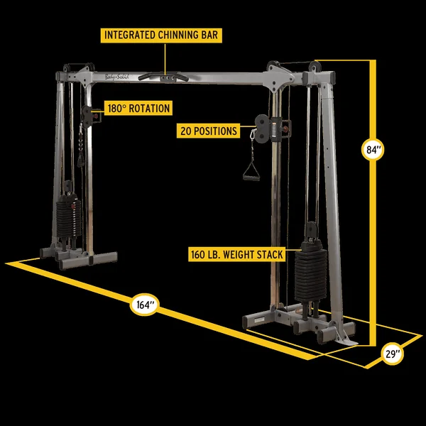 Body-Solid Deluxe Cable Crossover | GDCC250B