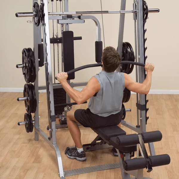 Body-Solid GS348QP4 Series 7 Smith Gym System -New. Call now for Lowest Pricing in the USA