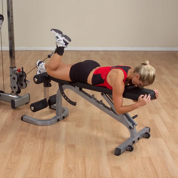 Body-Solid Leather Ankle Strap