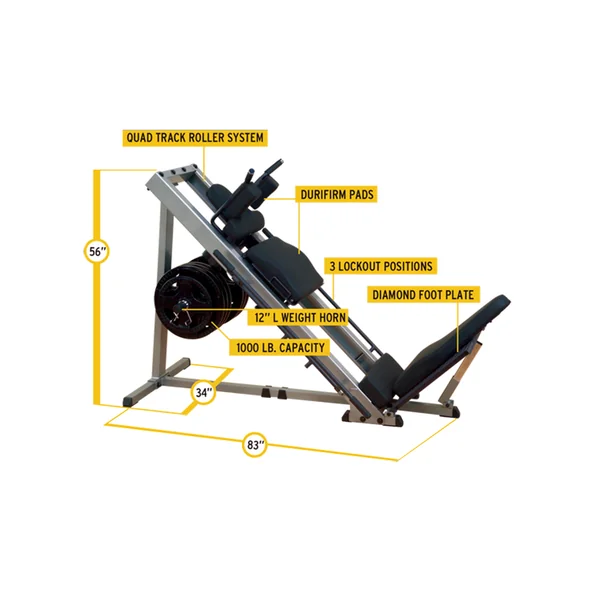 Body-Solid Leg Press & Hack Squat | GLPH1100