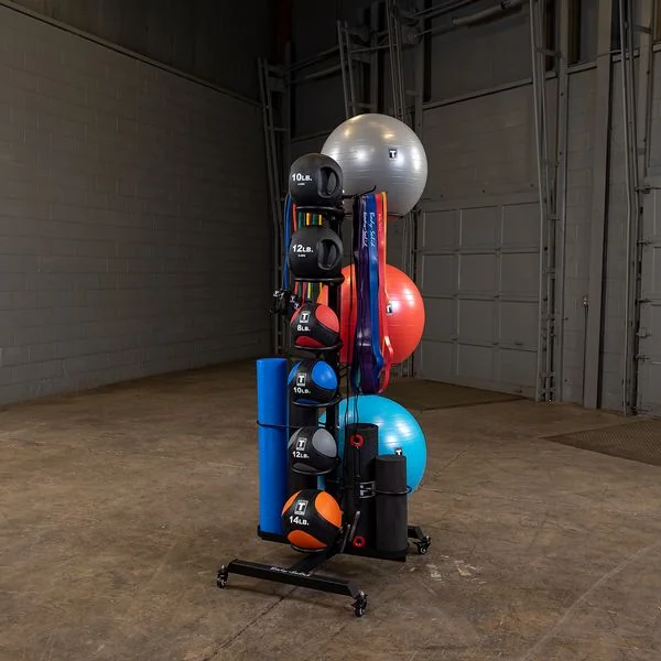 Body-Solid Multi Accessory Rack GAR100-NEW IN BOX . Call For Lowest Price In the USA