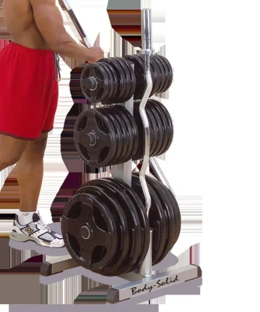 Body-Solid Olympic Weight Tree and Bar Rack | GOWT