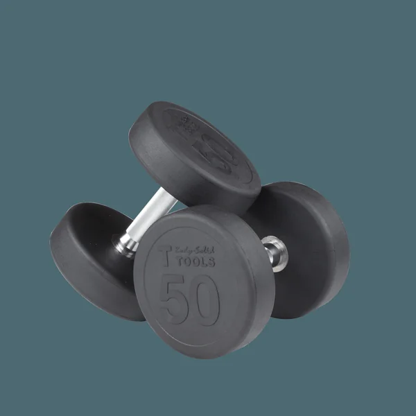 Body-Solid Rubber Round Dumbbell Sets | SDP