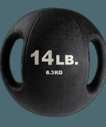 Body-Solid Tools 14lb. Dual Grip Medicine Ball | BSTDMB14