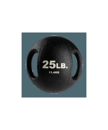 Body-Solid Tools 25lb. Dual Grip Medicine Ball | BSTDMB25
