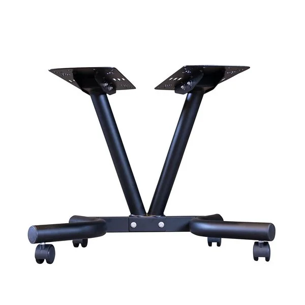 Body-Solid Tools Adjustable Dumbbell Stand with Locking Wheels-NEW IN BOX . Call For Lowest Price In the USA