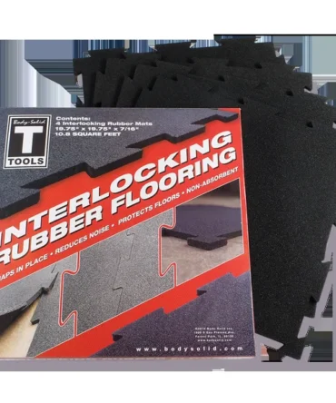 Body-Solid Tools Black Puzzle Mats