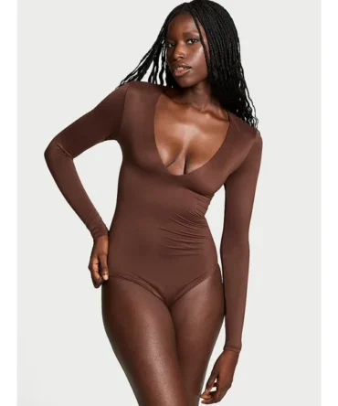 BODYWEAR by Victoria with FeatherSoft™ Innovation V-Neck Bodysuit