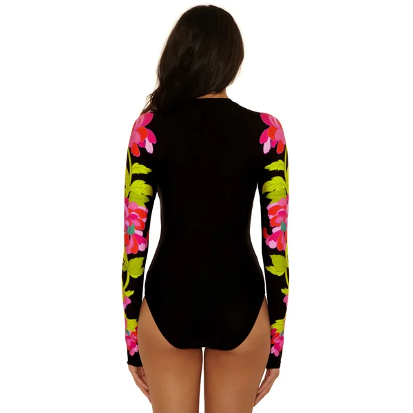 Bougainvillea One Piece Surfsuit