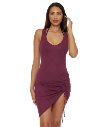 Breezy Basics V-Neck Mini Dress