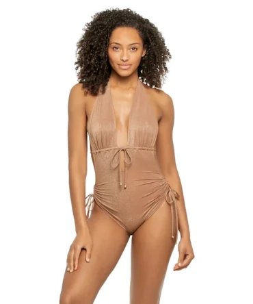 Brena Halter One Piece Swimsuit