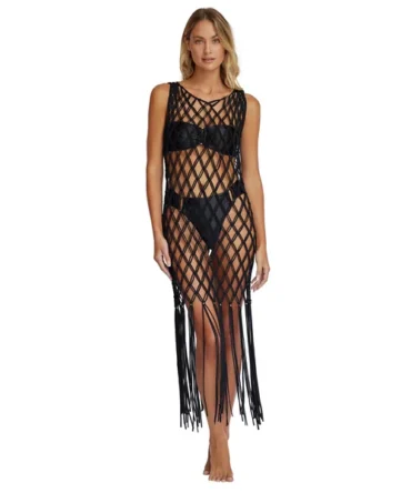Brynn Beaded Cover Up Dress