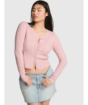 Button-Down Knit Cardigan