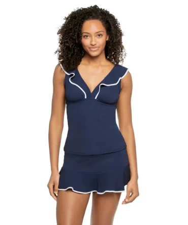 Cabana Ruffle Tankini Top