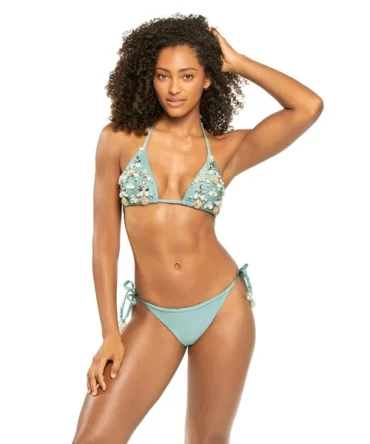 Camila Seashell Triangle Bikini Top