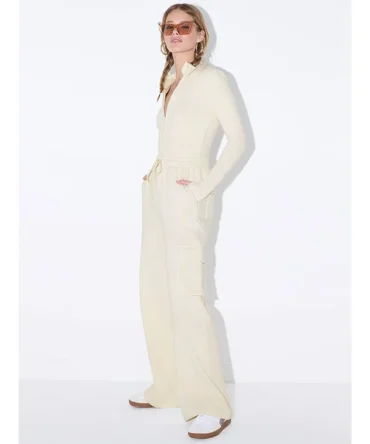 Campus Fleece Wide-Leg Cargo Sweatpants