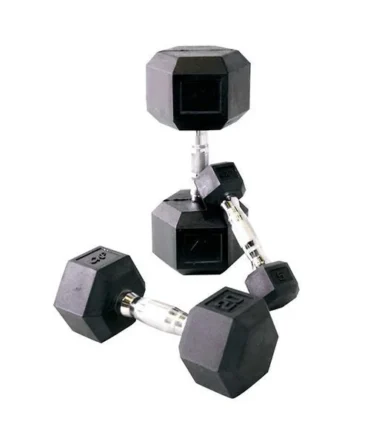 Cap Barbell Rubber Coated Hex Dumbbell Set 5-100 Lbs-New